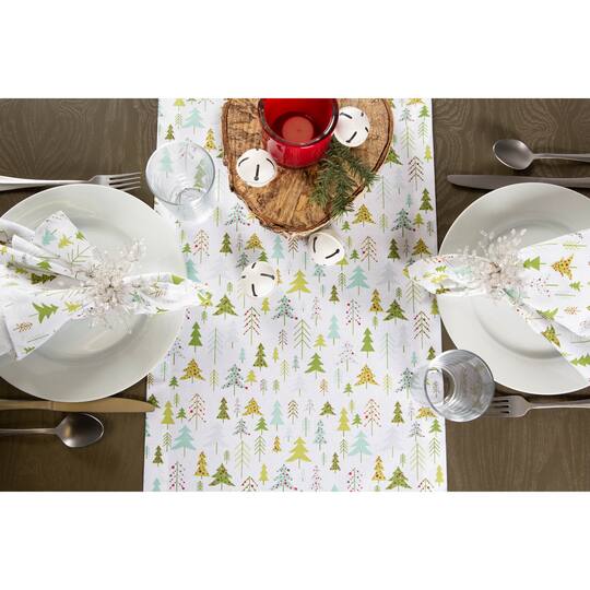 DII® 72" Holiday Woods Printed Table Runner